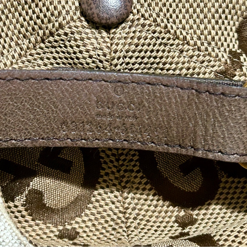 Gucci Unisex Jumbo GG Monogram Canvas Baseball Hat - Picture 5 of 8